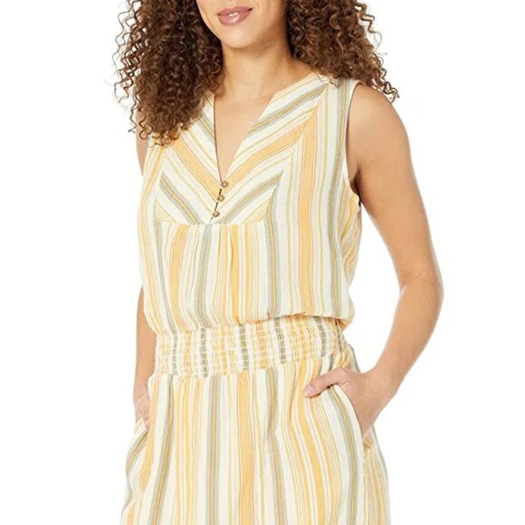NEW Prana California Dreaming Maxi Long Full Length Golden Hour Stripe Dress NWT - Picture 5 of 5